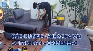 Bảo dưỡng ghế sofa vải