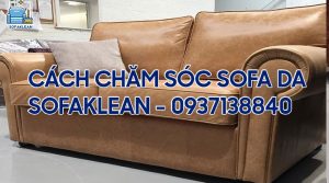 cách chăm sóc ghế sofa da