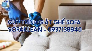 Quy trình giặt ghế sofa